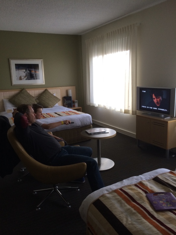 Plenty of room to spread out and relax in the family suite at Novotel St Kilda.